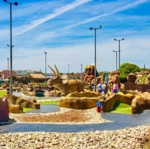 Photo of Sandham Gardens Dinosaur Golf course, Isle of Wight.